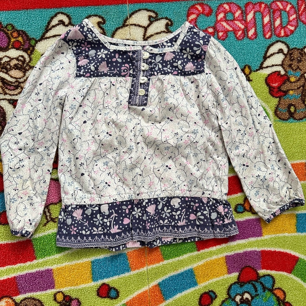 🦞 3/ $10 🦞 Toddler girls 🧒 boho shirt.